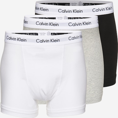 Calvin Klein Underwear Boxers en gris chiné / noir / blanc, Vue avec produit
