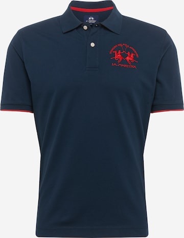 Coupe regular T-Shirt La Martina en bleu : devant