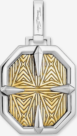 Thomas Sabo Pendant 'Kompass gold' in Silver
