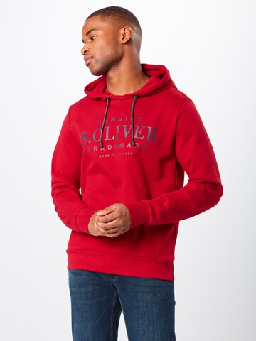 s.Oliver Sweatshirt in Rood