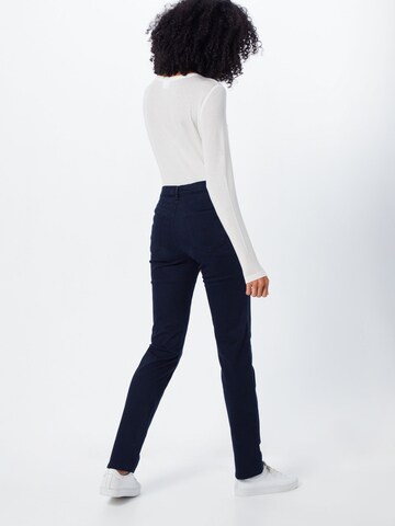 Coupe slim Pantalon BRAX en bleu : derrière