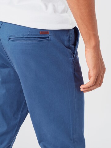 JACK & JONES Regularen Chino hlače 'Marco' | modra barva