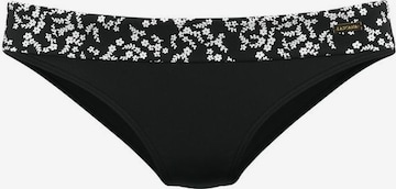 LASCANA Bikinibroek 'Meadow' in Zwart: voorkant