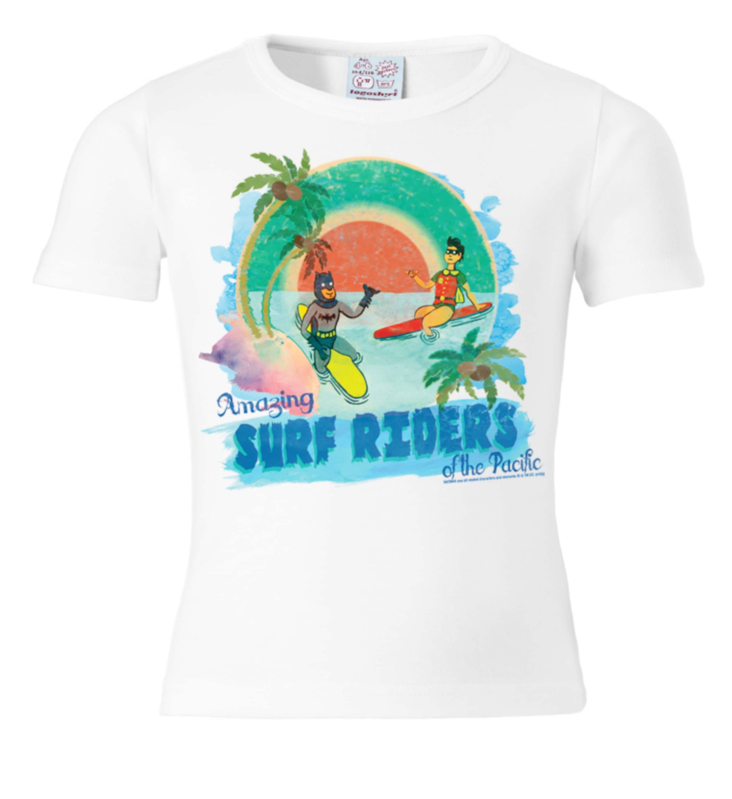 LOGOSHIRT Shirt in Wit: voorkant