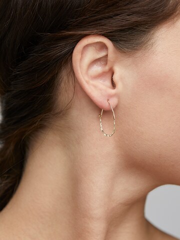 Boucles d'oreilles 'Olena' Pilgrim en or : devant