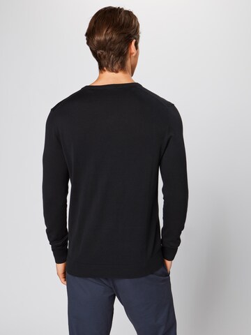 Coupe regular Pull-over ESPRIT en noir : derrière