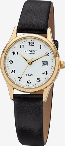 REGENT Analog Watch in Black: front