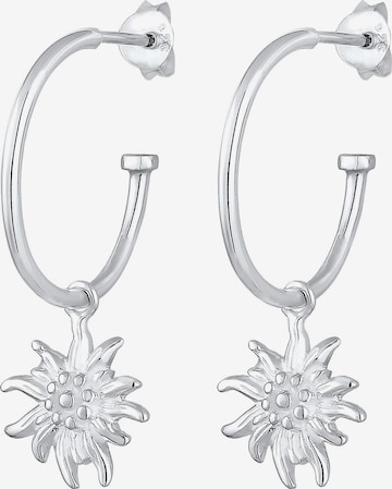 ELLI Earrings 'Edelweiss' in Silver: front