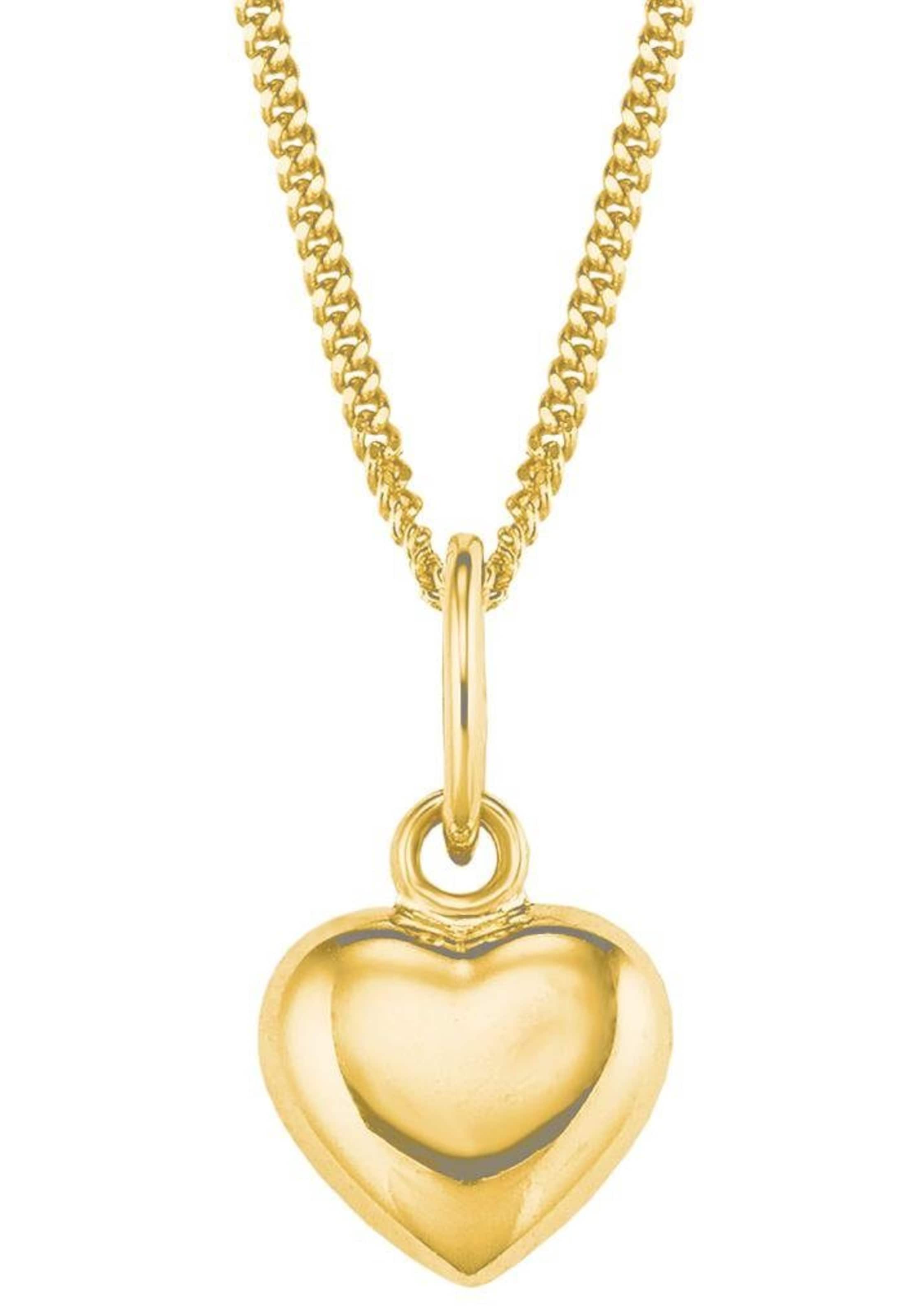 AMOR Kette 'Herz' in Gold: Vorderseite