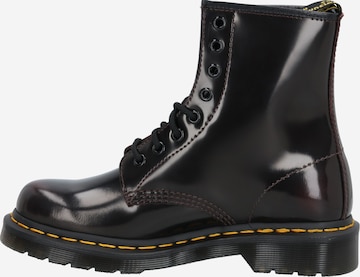 Dr. Martens Šnurovacie členkové čižmy - Červená