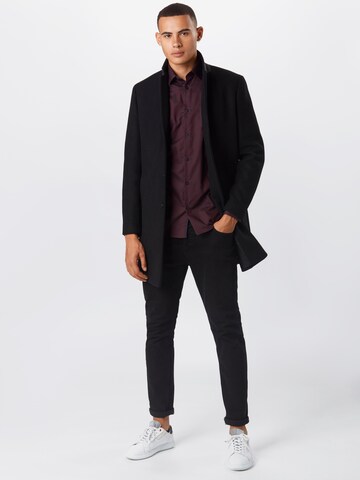 Coupe slim Chemise SELECTED HOMME en rouge