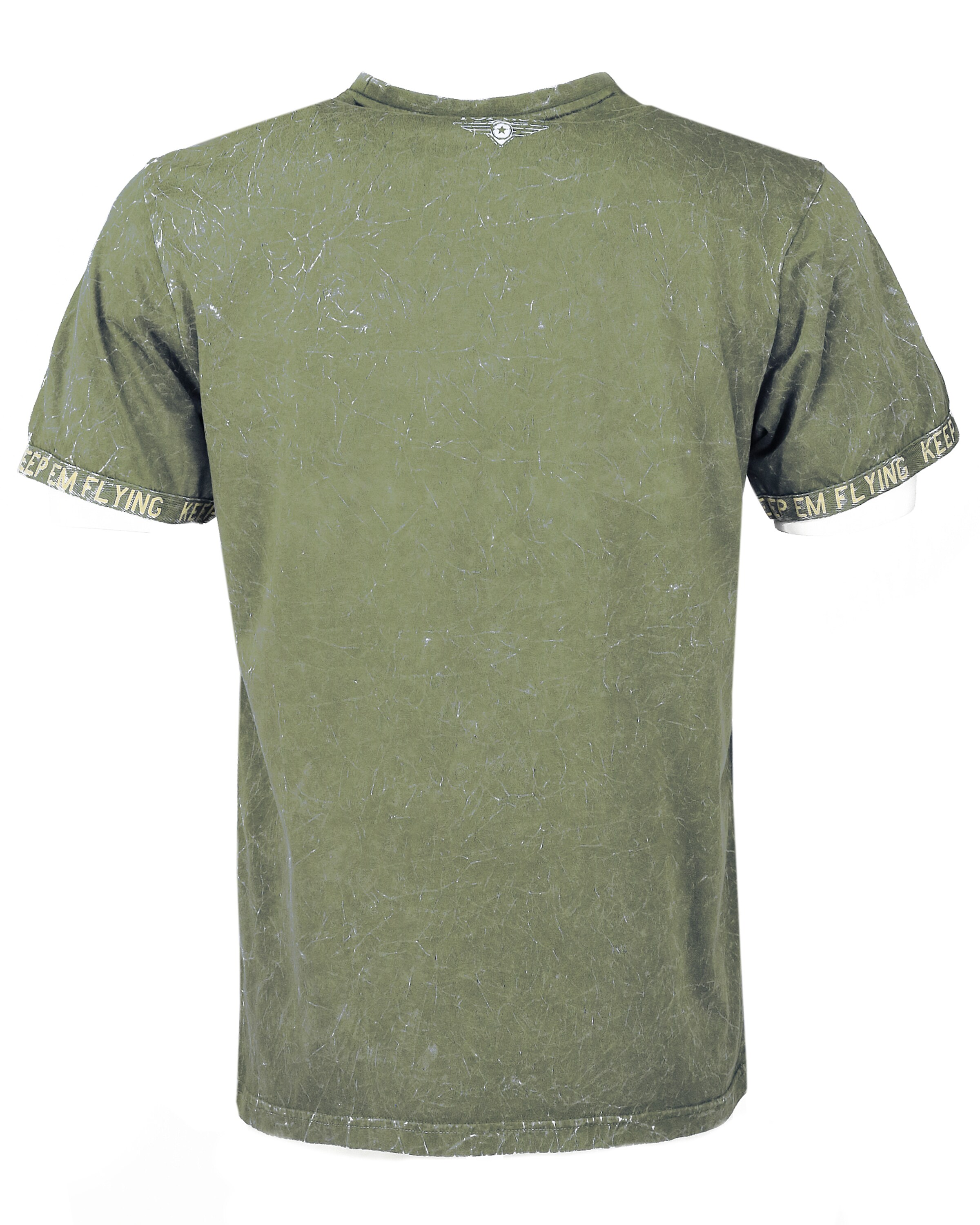 TOP GUN T-Shirt ' Insignia ' in Grün
