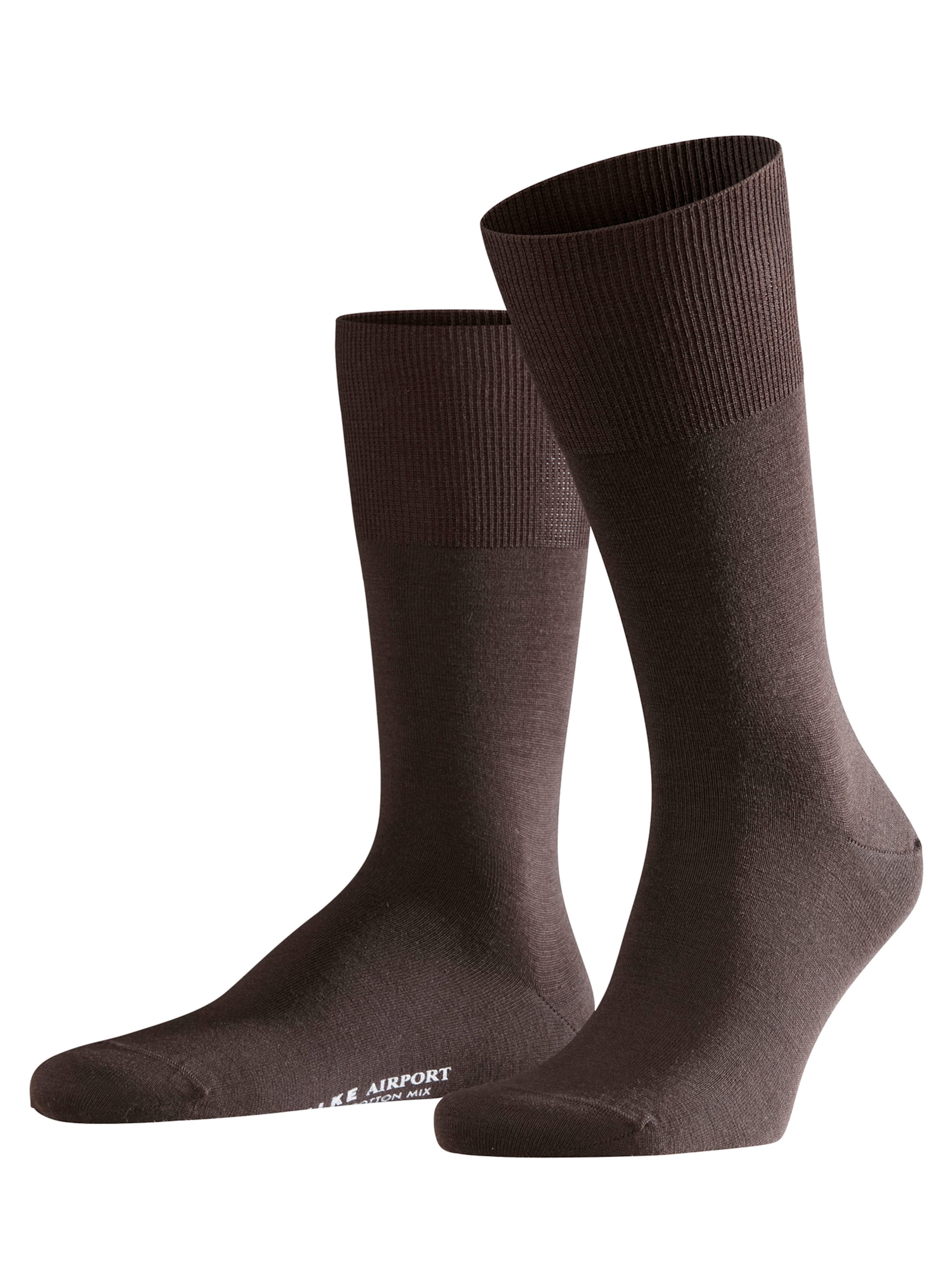 Șosete 'Airport' de la FALKE pe maro: față