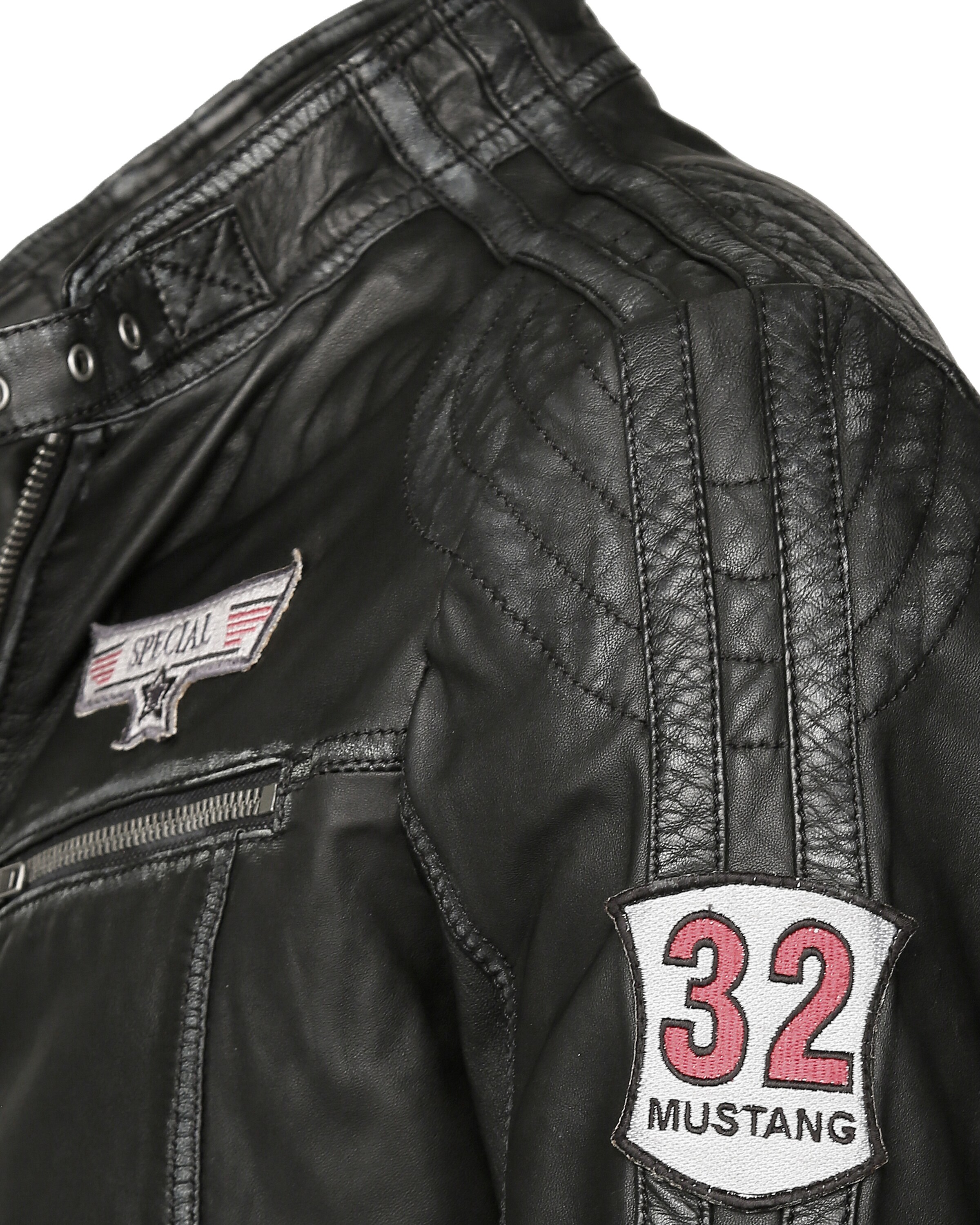 MUSTANG Between-season jacket 'Uwe' in Black