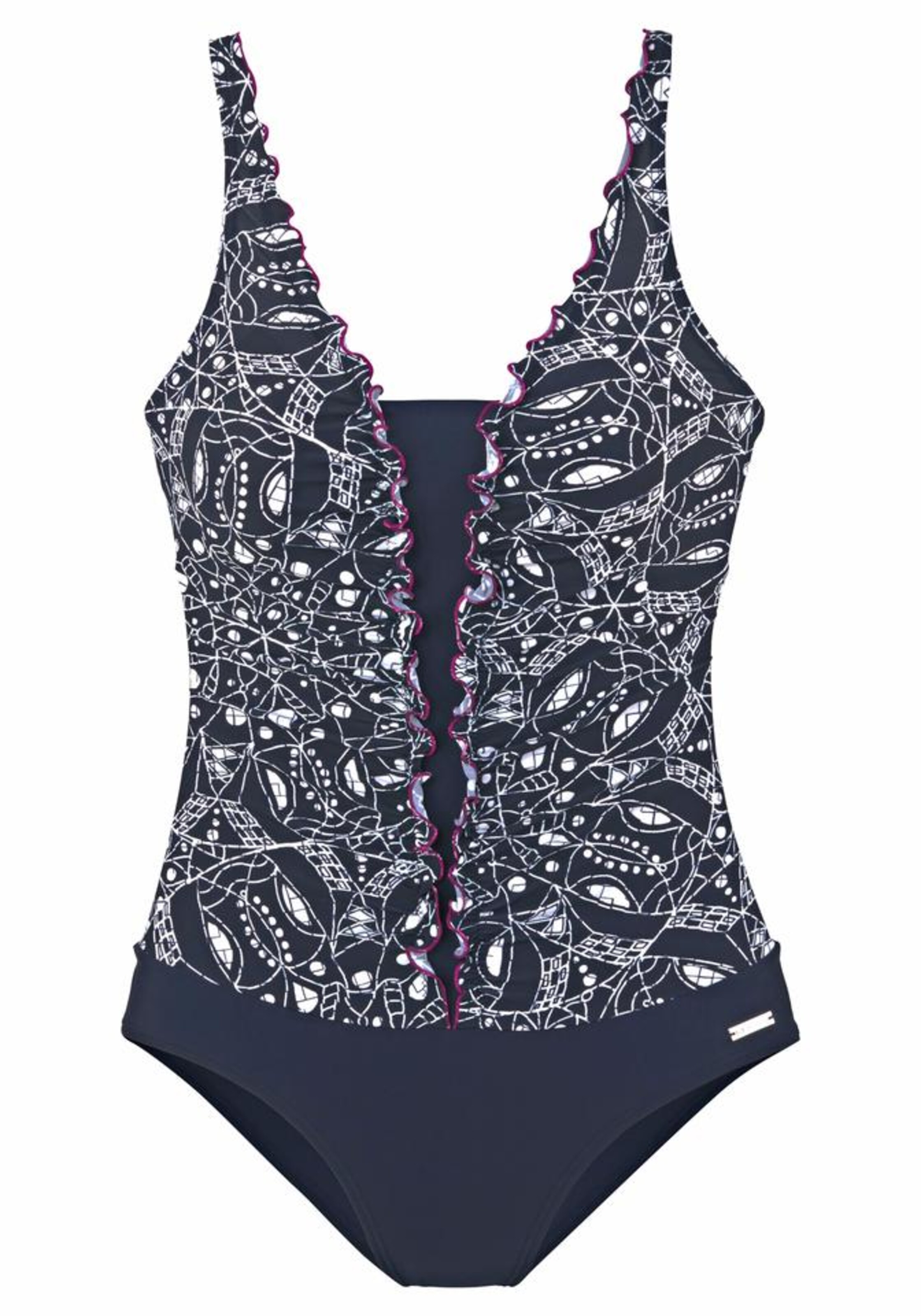 LASCANA - Badeanzug in blau