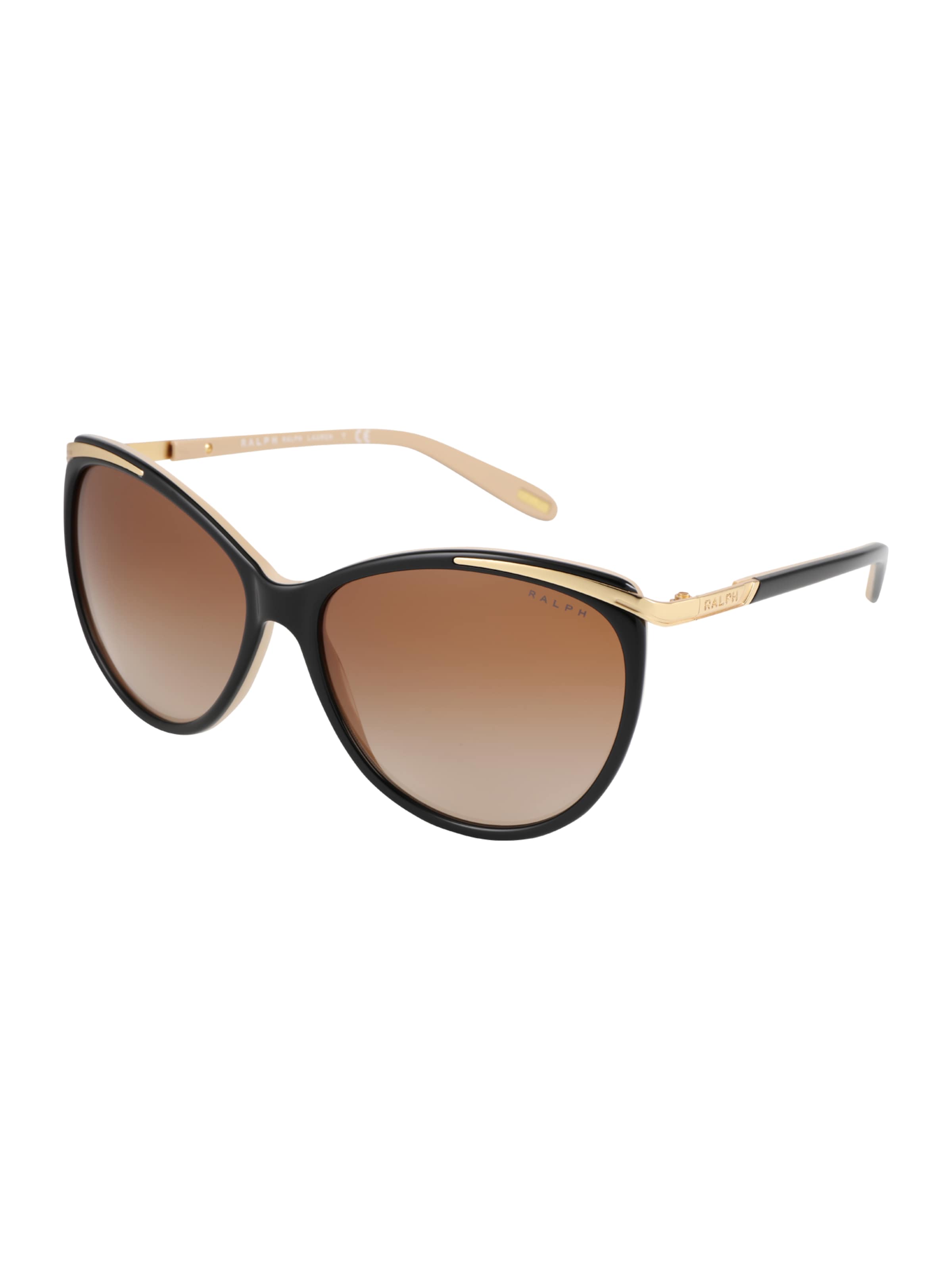 Lunettes de soleil Ralph Lauren en noir : devant