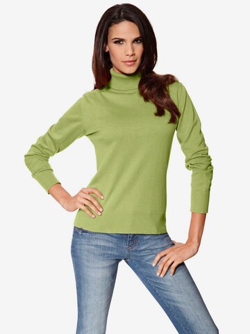 Pullover di heine in verde: frontale