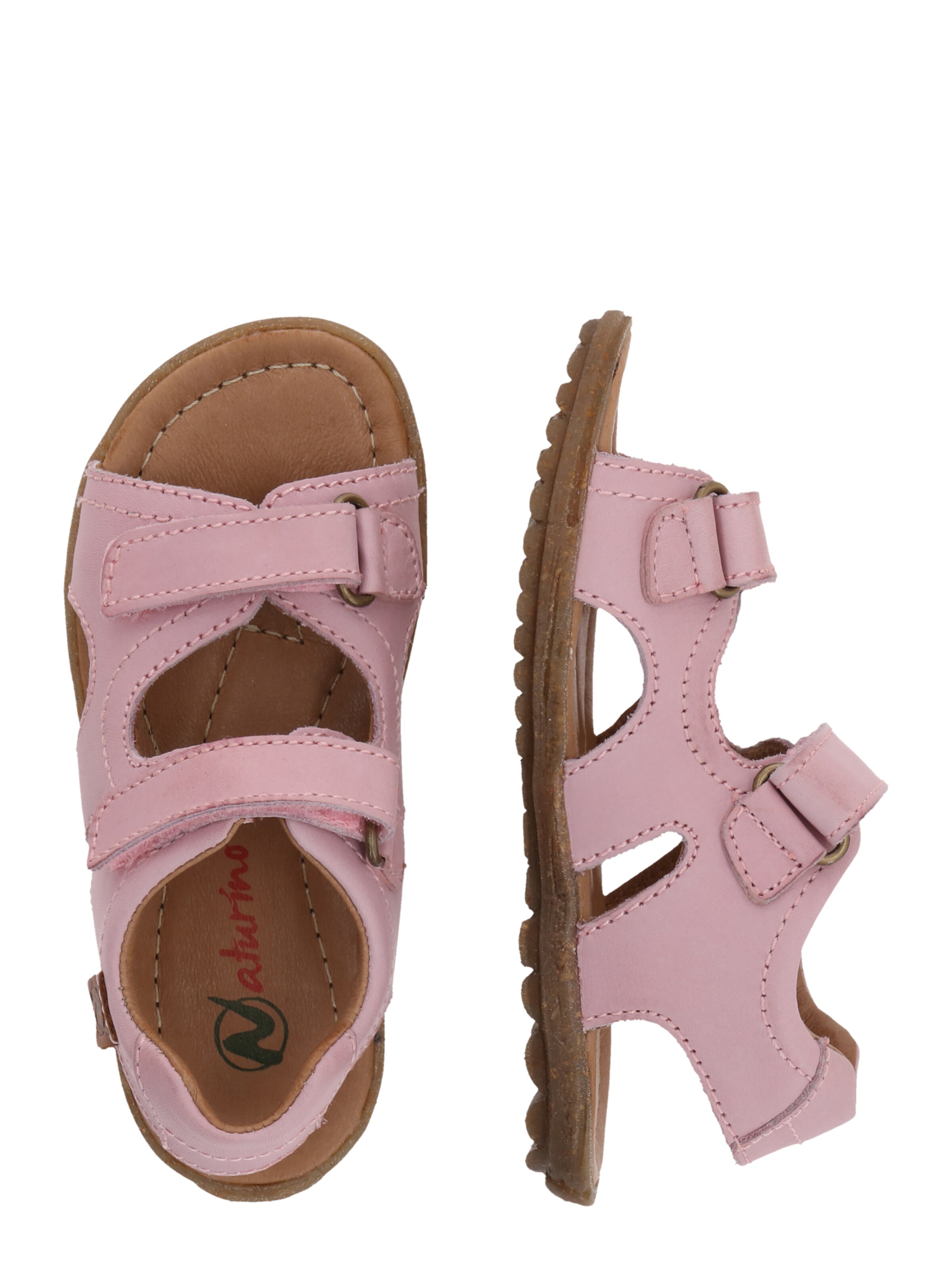 NATURINO Open schoenen 'SKY' in Roze