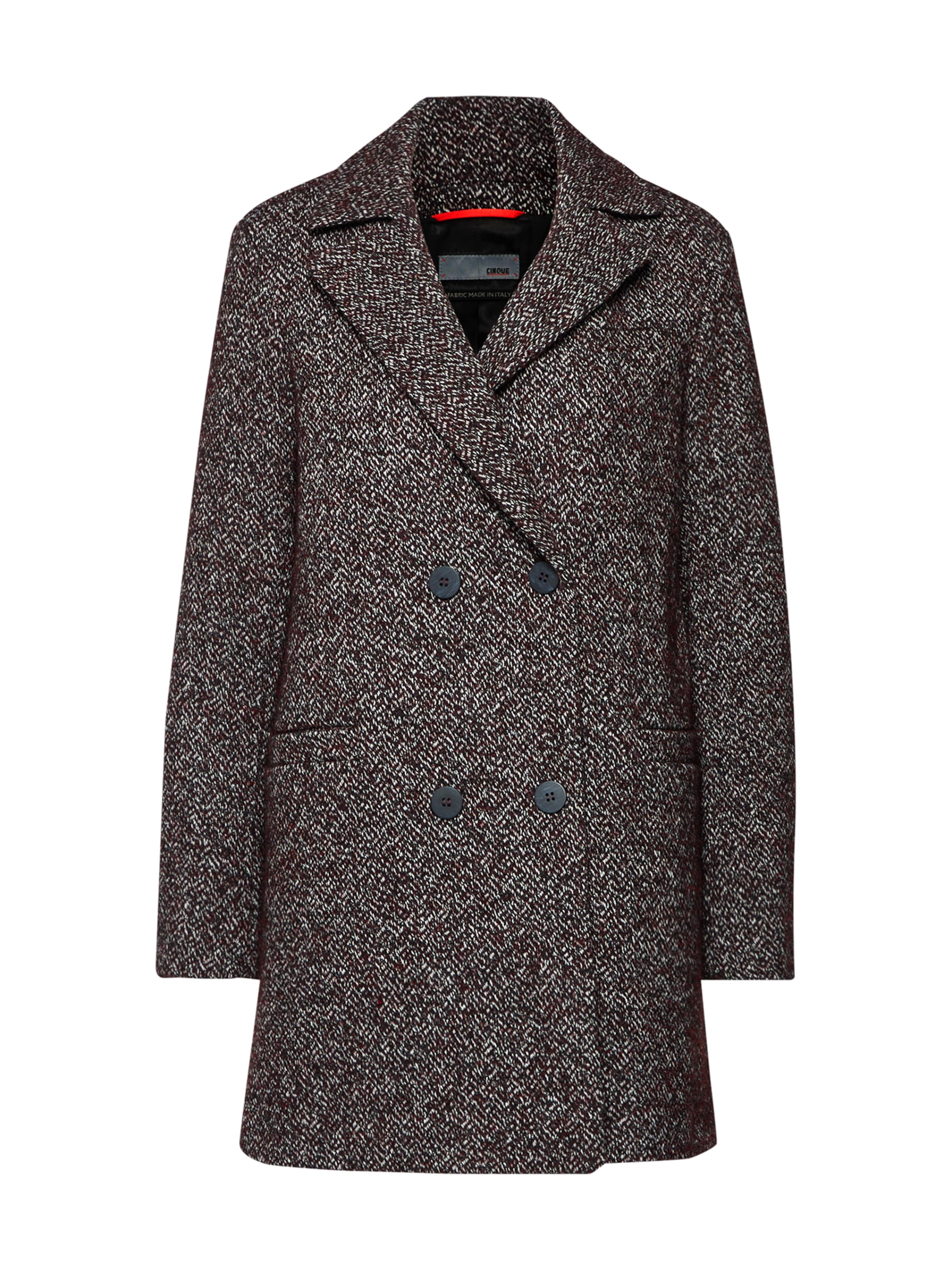 CINQUE - Tussenmantel 'BASILIO' in de kleur Wijnrood