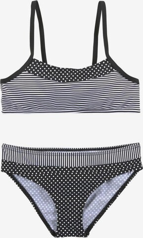 s.Oliver Bustier-Bikini 'Avni' in Schwarz: predná strana