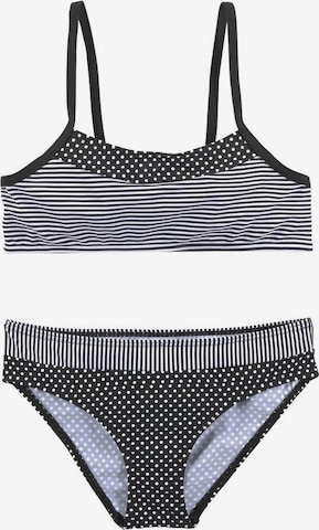 Bustier Bikini 'Avni' s.Oliver en noir : devant