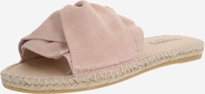 espadrij l´originale Pantoletter 'Plage Boucle Velour' i rosé, Produktvisning