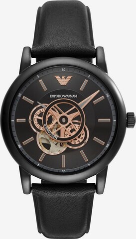 Emporio Armani Uhr in Schwarz: predná strana