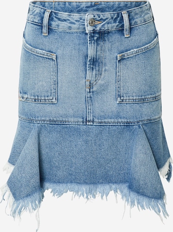 DIESEL Rock 'DE-BRYX SKIRT' in Blau: predná strana