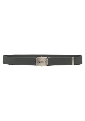 Man's World Belt in Grey: front