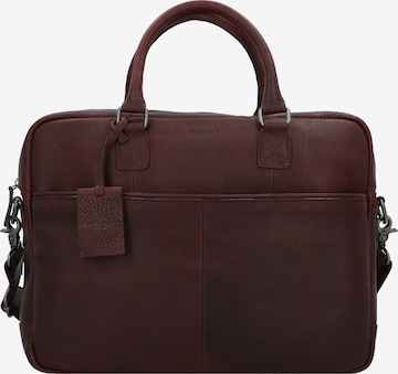 Burkely Document Bag in Brown: front