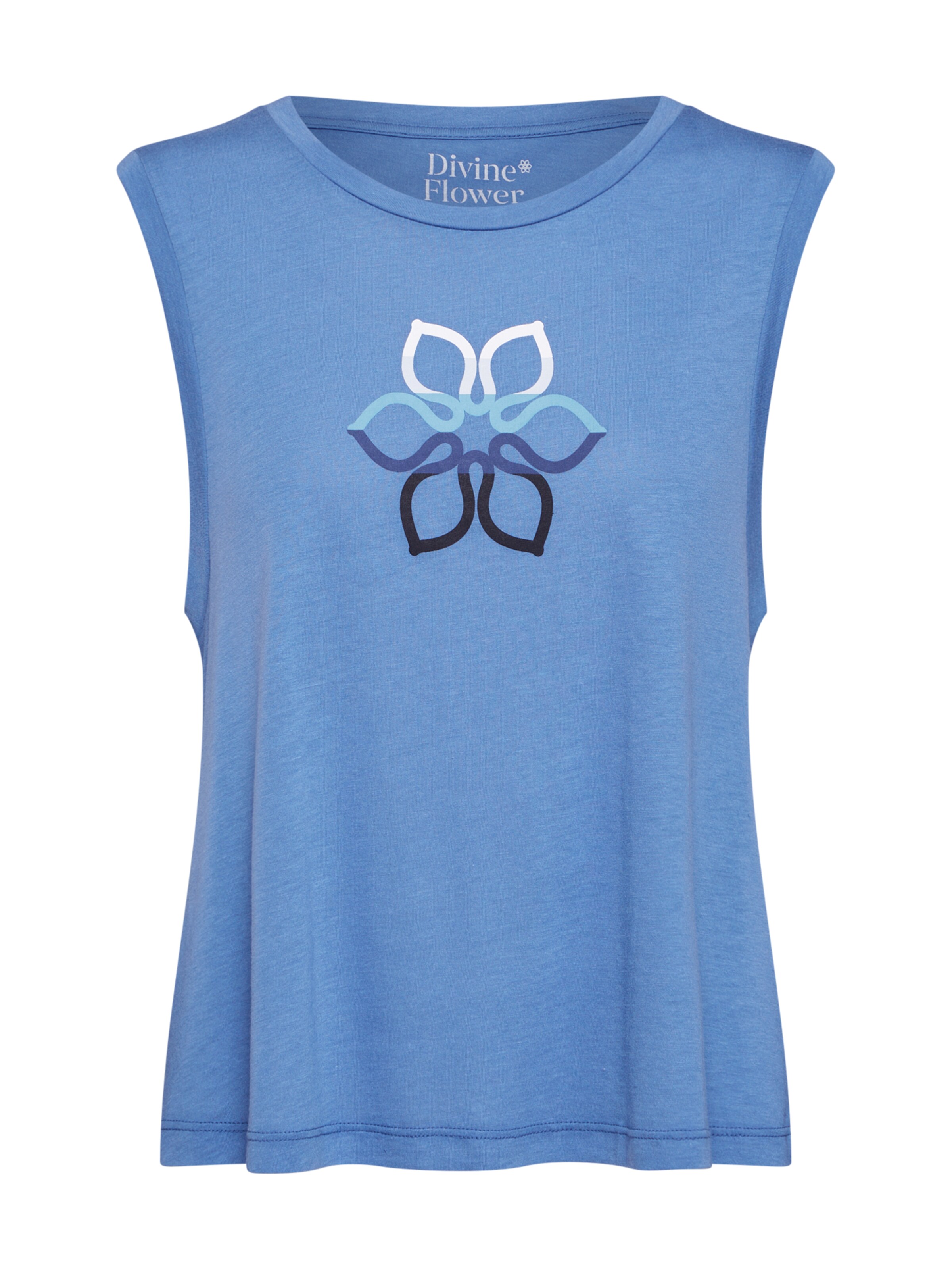Divine Flower - Functioneel shirt in de kleur Blauw