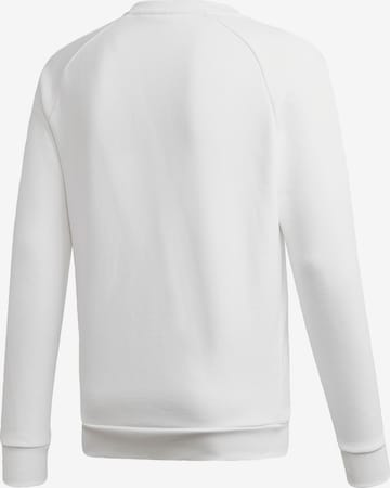 Coupe regular Sweat-shirt 'Loungewear Trefoil Essentials' ADIDAS ORIGINALS en blanc