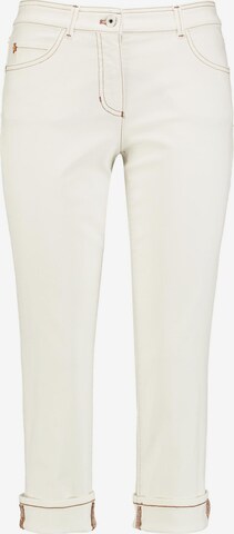 GERRY WEBER Jeans in Wit: voorkant
