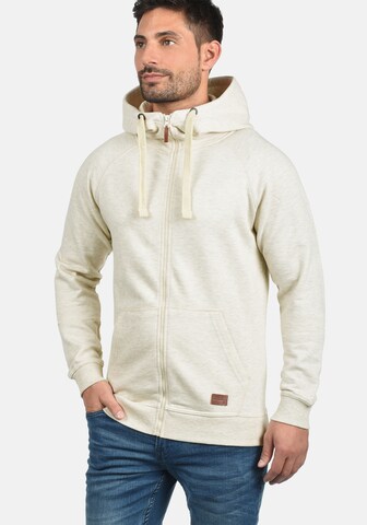 BLEND - Sudadera con cremallera 'Speedy' en beige: frente