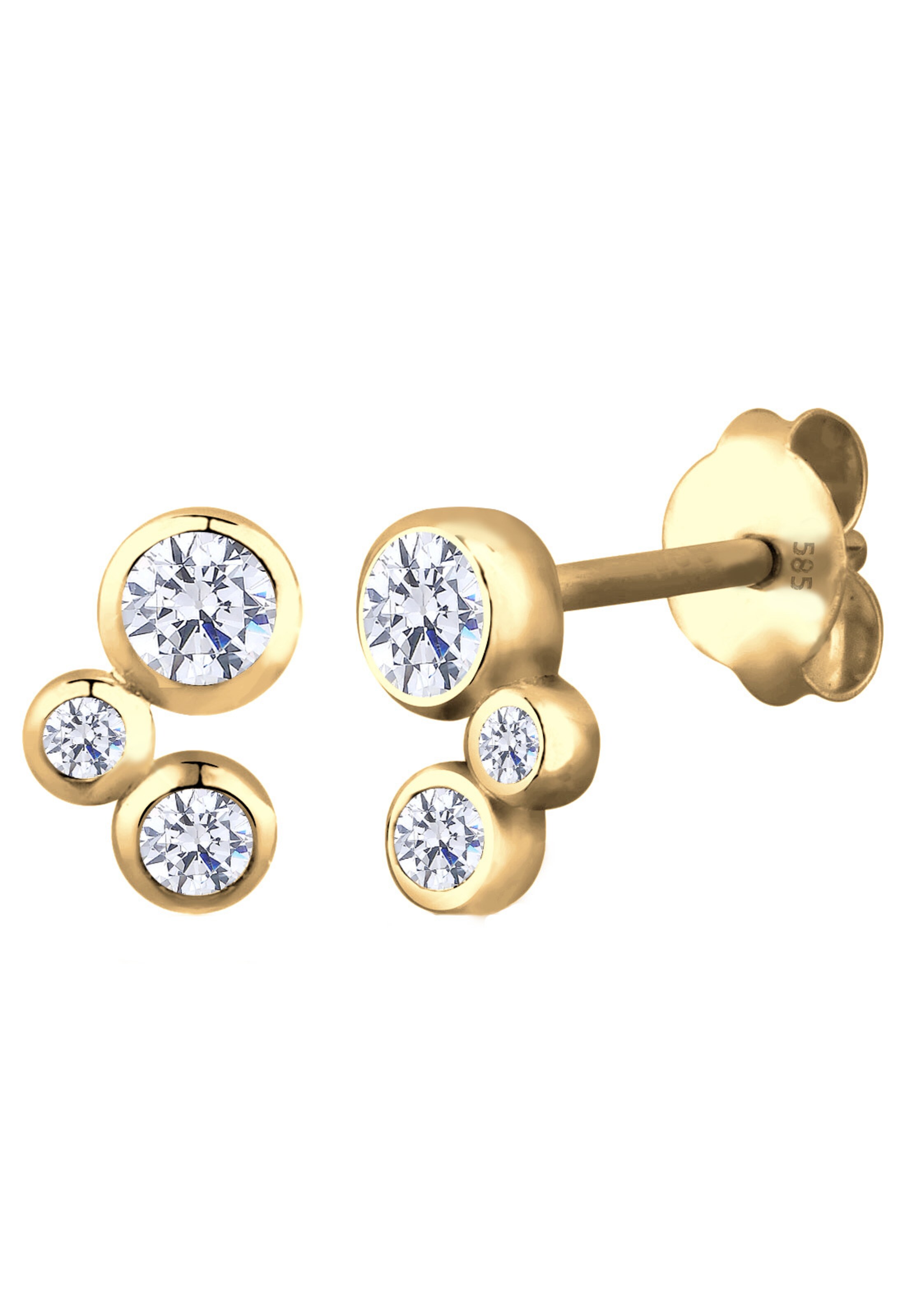 ELLI PREMIUM Earrings in Gold: front