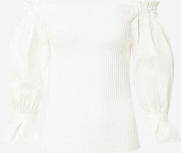 T-shirt River Island en blanc : devant