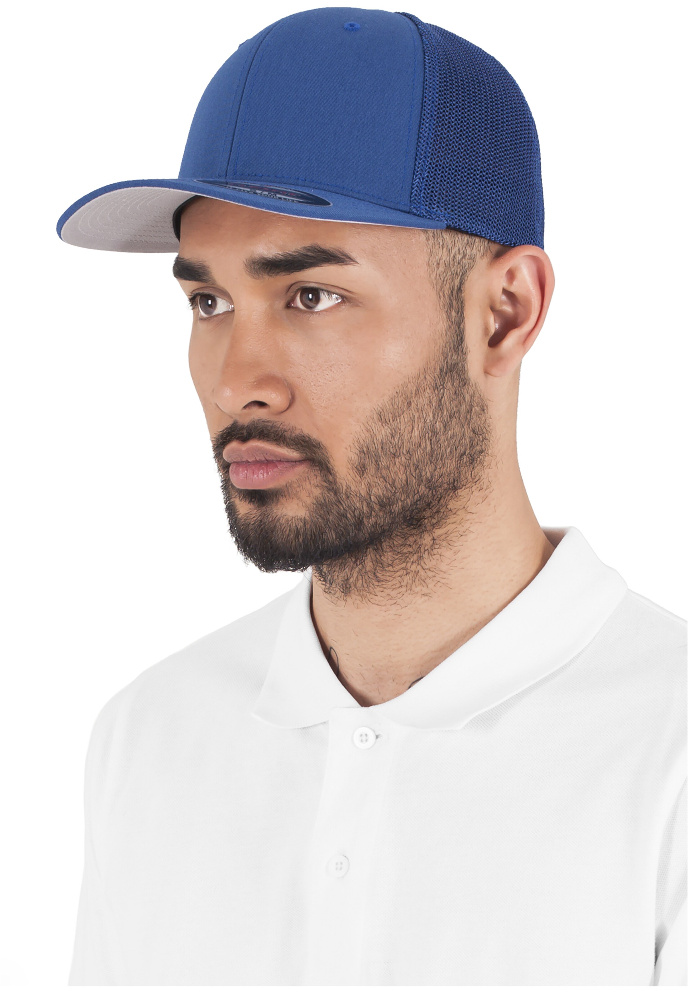 Flexfit Trucker in Blau