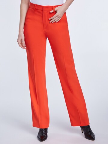 Loosefit Pantalon à plis SET en orange : devant