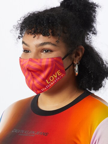 Foulard 'LOVE' DELICATELOVE en orange