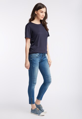 MUSTANG Skinny Jeans 'Gina' in Blau