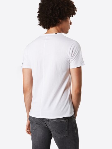 REPLAY T-shirt i vit: baksida