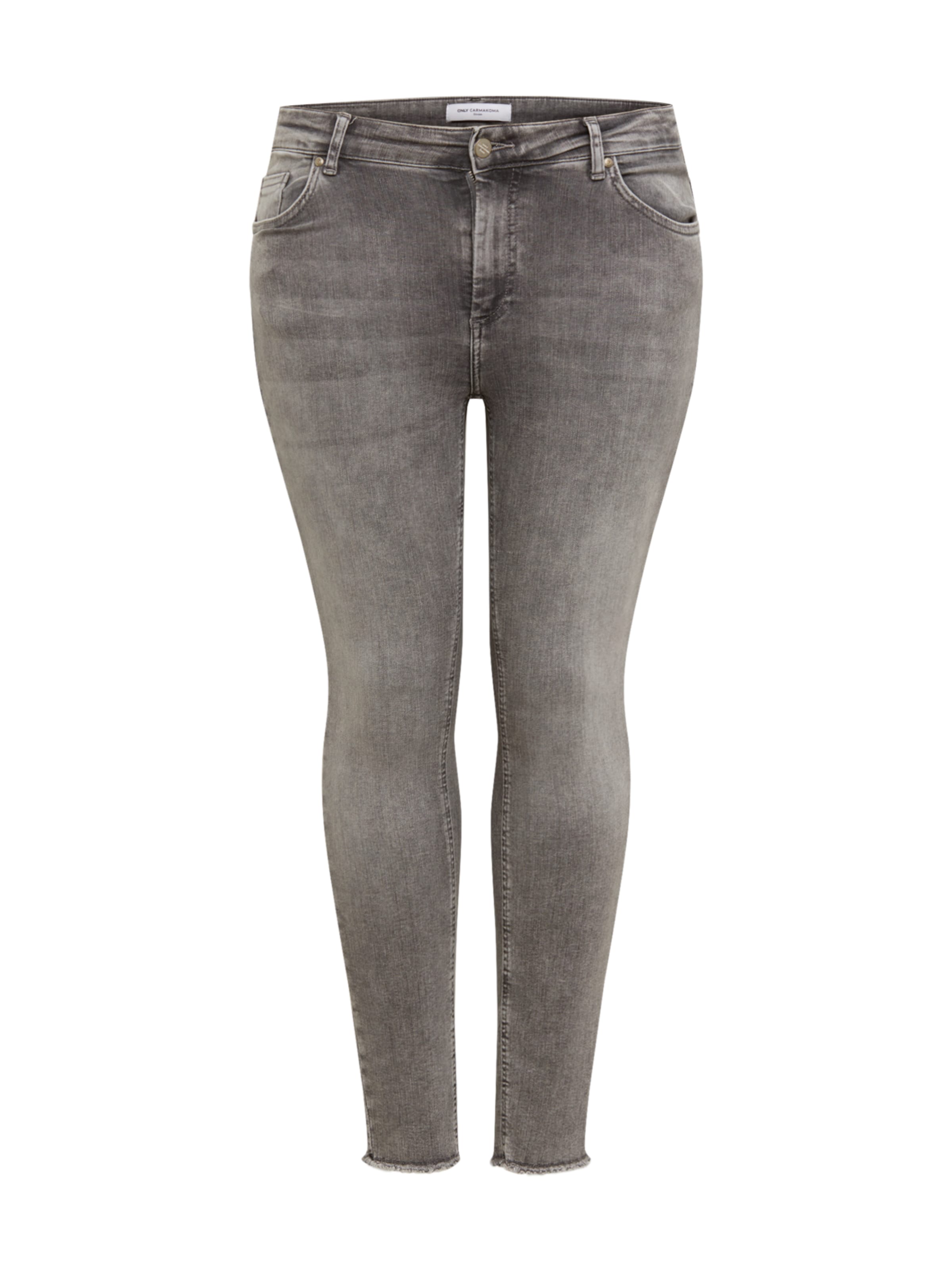 ONLY Carmakoma - Skinny Vaquero 'Willy' en gris: frente