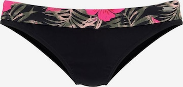 LASCANA Bikini Bottoms in Black: front