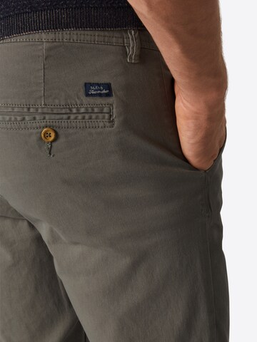 BLEND Slim fit Chino trousers 'Natan' in Grey