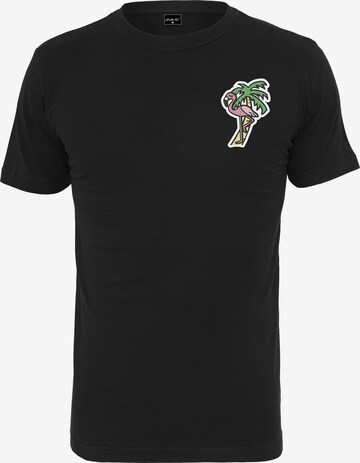 Mister Tee T-Shirt 'Flamingo' in Schwarz: predná strana