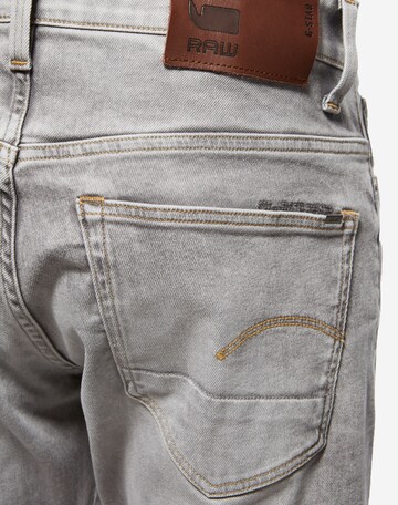 G-Star RAW Zwężany krój Jeansy '3301 Tapered' w kolorze szary