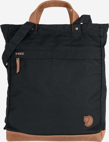 Borsa a mano di Fjällräven in nero: frontale