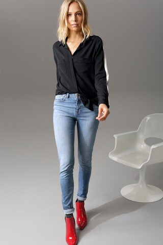Aniston CASUAL Skinny Jeans in Blau: Vorderseite