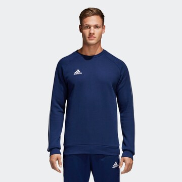 ADIDAS PERFORMANCE Athletic Sweatshirt 'Core 18' in Blue: front