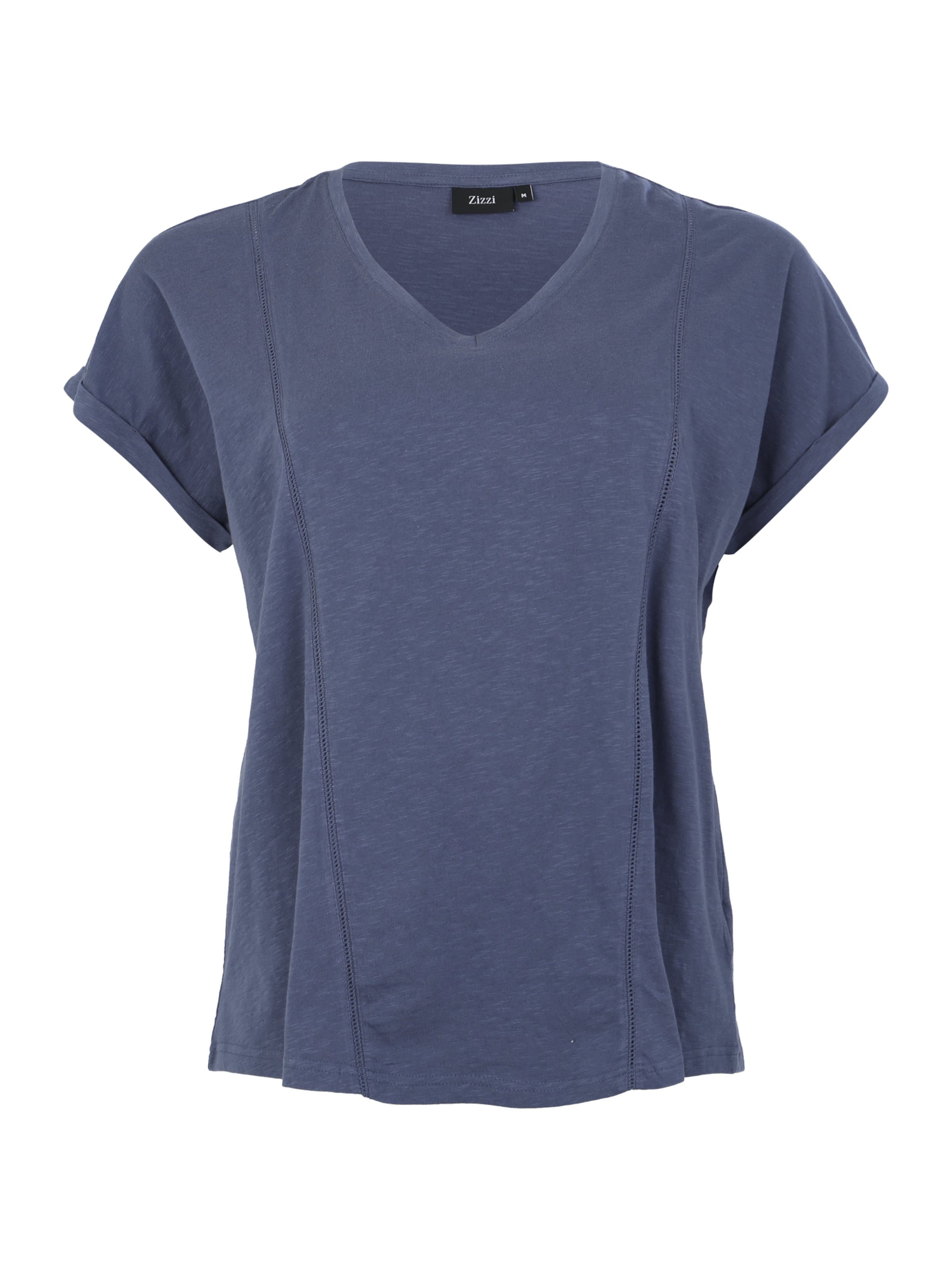 Zizzi - Shirt 'Mafia' in de kleur Indigo